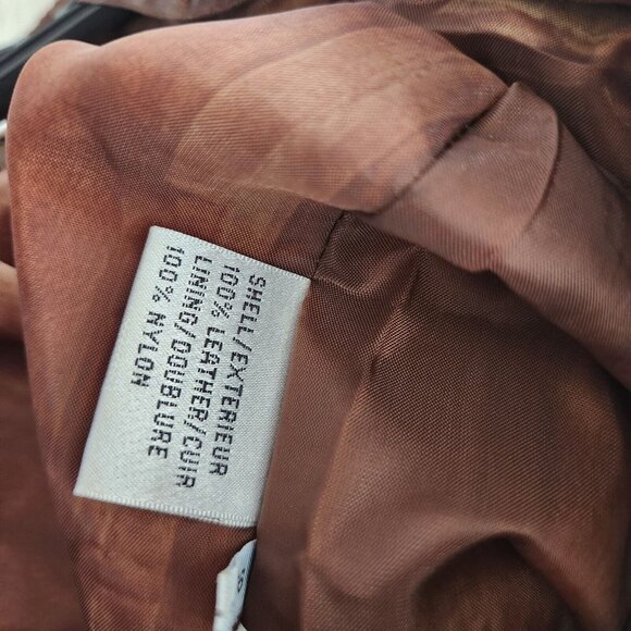 100% Suede Leather Maxi Skirt Size 11/12 W31 Midi Brown Southwest Western Button - Picture 16 of 16